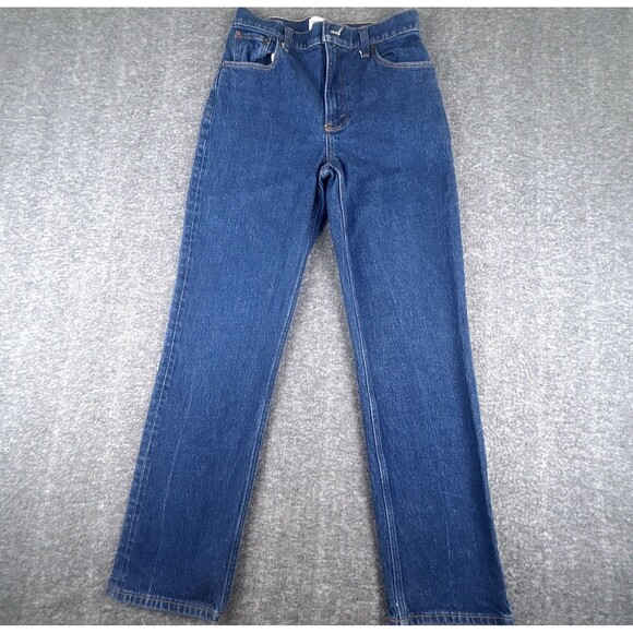 Abercrombie & Fitch Denim - Abercrombie & Fitch Jeans Womens 28x28 Dark Blue 90s Straight Ultra High Rise